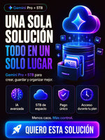 Licencia de Gemini Pro con 5TB de almacenamiento