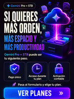 Licencia de Gemini Pro con 5TB de almacenamiento